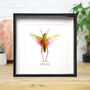 Rose Winged Grasshopper Insect Bug Moth Butterfly Box Frame Entomology Taxidermy Interior Design Modern Home Decor Wall Hanging Display Gift Ornament, thumbnail 1 of 4