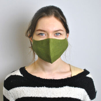 Linen Face Mask, 3 of 5