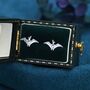 Sterling Silver Pterodactyl Flying Dinosaur Stud Earrings, thumbnail 1 of 12