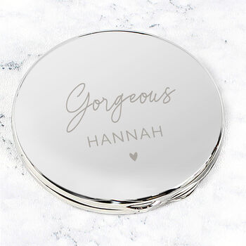 Personalised Compact Mirror, 3 of 6