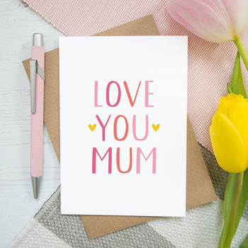 Love You Mum Card, 2 of 7