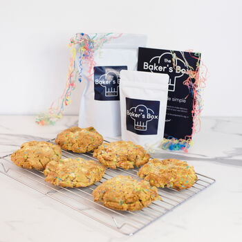 Rainbow Funfetti American Cookie Baking Kit, 3 of 5