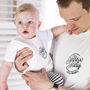 Daddy And Me 'Sleepless Society' T Shirt Set, thumbnail 1 of 8