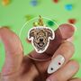 Custom Airedale Terrier / Bingley Terrier Keyring, thumbnail 1 of 6