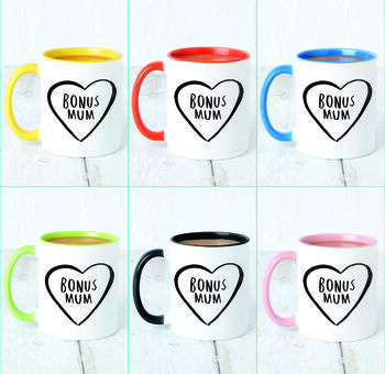 Step Mum 'Bonus Mum' Mug, 2 of 8