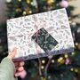 Festive Greenery White Wrapping Paper, thumbnail 9 of 12