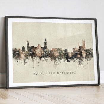 Royal Leamington Spa Skyline Cityscape Art Print, 12 of 12