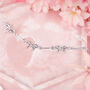 Friendship Bow Bracelet And Matching Earrings Set, thumbnail 3 of 6