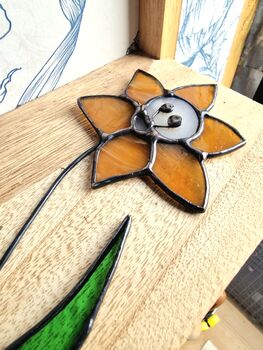 Golden Daffodils Glass Flowers, 4 of 4