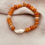 Red Aventurine And Freshwater Pearl Bracelet, thumbnail 5 of 5
