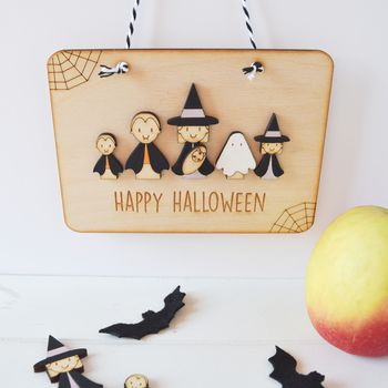 Personalised Halloween Family Sign, 4 of 6