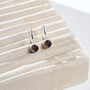 Barcelona Sterling Silver Birthstone Hook Earrings, thumbnail 5 of 6