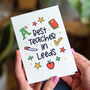 Personalised 'Best Teacher' Card, thumbnail 2 of 3