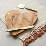 Birth Flower Wooden Birthday Chopping Board, thumbnail 3 of 5