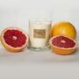 Grounding Grapefruit And Vetiver Scented Candle, thumbnail 1 of 4