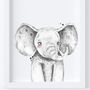 Monochrome Safari Animal Nursery Art Print Set, thumbnail 4 of 5