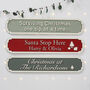 Personalised Christmas Street Sign, thumbnail 1 of 5