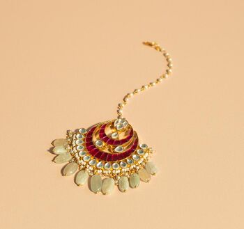 Amalia Kundan Jewellery Set, 4 of 7