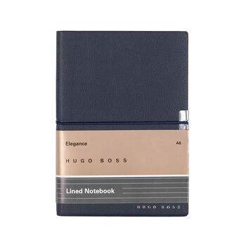 Personalised Hugo Boss Notebook – Lined Navy A6, 4 of 6