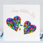 Valentine's Day Butterfly Love Hearts Valentines Card, thumbnail 1 of 12