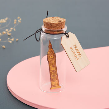 Miniature Eiffel Tower Message Bottle Keepsake Gift, 4 of 11