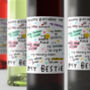 'Happy Birthday Bestie' Wine Label, thumbnail 1 of 1