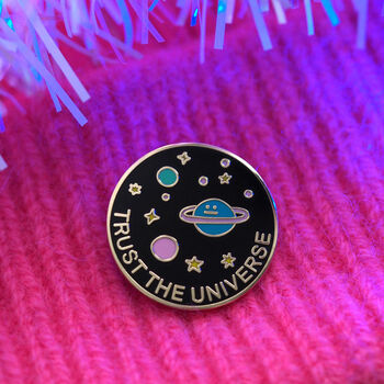 Trust The Universe Enamel Pin Badge, 7 of 8