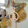 Wooden Christmas Bauble Decorations Can Be Personalised, thumbnail 1 of 7