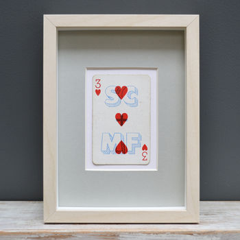 Personalised Anniversary Playing Card Print, 2 of 5