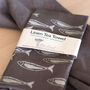 Fish Linen Tea Towel, thumbnail 2 of 2