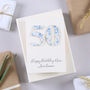 Personalised Liberty Special Age Birthday Card, thumbnail 2 of 6