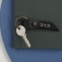Special Date Leather Keyring, thumbnail 4 of 11