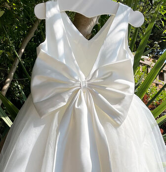 Narnia In White Flower Girl Dress, 5 of 11