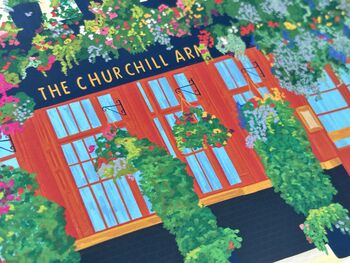 Kensington Churchill Arms Art Print, 3 of 4