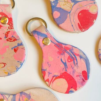 Personalised Handmade Marble Key Fob, 4 of 7