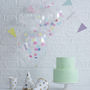 Pack Of Five Confetti Filled Clear Party Balloons, thumbnail 2 of 3