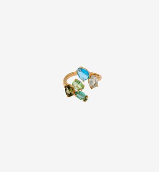 Hanabi Mixed Stones Ring, 3 of 5