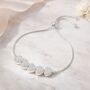 50th Birthday Drawstring Heart Bracelet, thumbnail 4 of 6