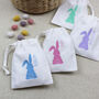 Personalised Mini Easter Bunny Treat Bag, thumbnail 2 of 3
