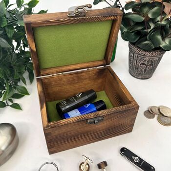 Personalised Letter Wooden Trinket Box, 10 of 12