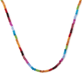 Rainbow Gemstone Necklace, 4 of 4