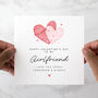 Happy Valentine's Day To My Girlfriend Card, thumbnail 1 of 3