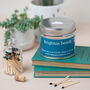 Brighton Beach Fresh Scented Soy Vegan Candle Gift, thumbnail 1 of 3