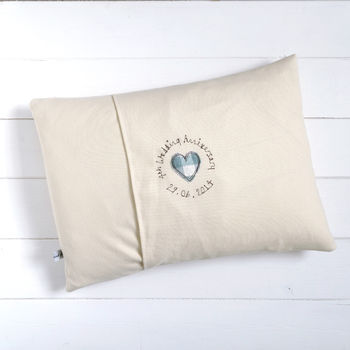 Personalised Wedding Or Anniversary Cushion Gift, 4 of 11