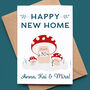 Personalised New Home Card With Toadstools, thumbnail 5 of 5