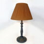 Linen Gathered Lampshade, Duplex Fitting, thumbnail 1 of 5
