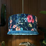 Moonshine Lampshade With Gold Lining And Fringing, thumbnail 2 of 10