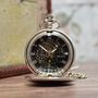 Engraved Pocket Watch With Roman Numerals, thumbnail 3 of 6