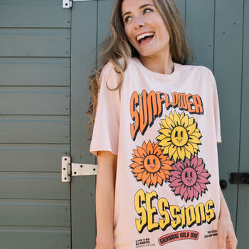 Sunflower Sessions Women's Festival T Shirt, 3 of 3