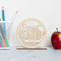 Personalised Wooden Best Teacher Award Plaque, thumbnail 1 of 4